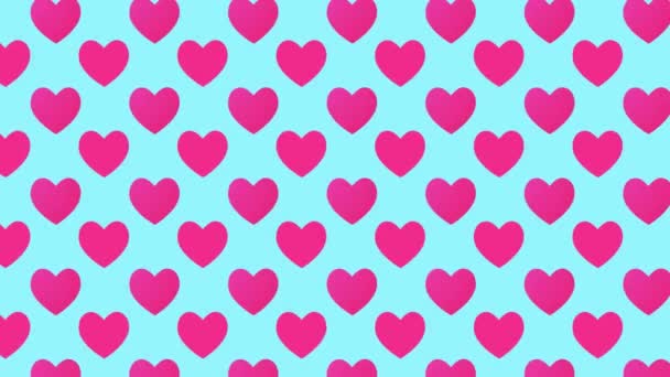 Corazón marca fondo animación movimiento gráficos - Metraje, vídeo