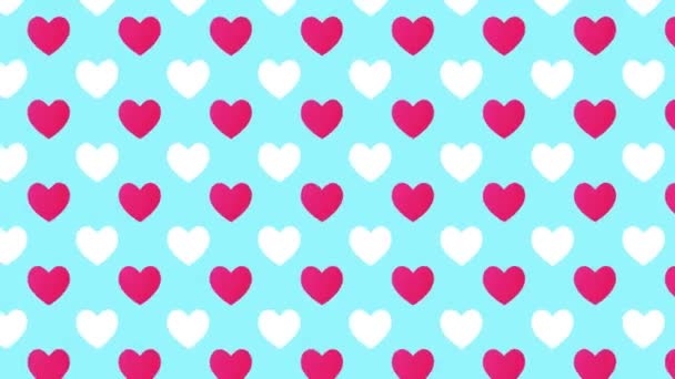 Corazón marca fondo animación movimiento gráficos - Metraje, vídeo