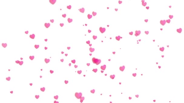 Heart mark particle animation motion graphics - Footage, Video
