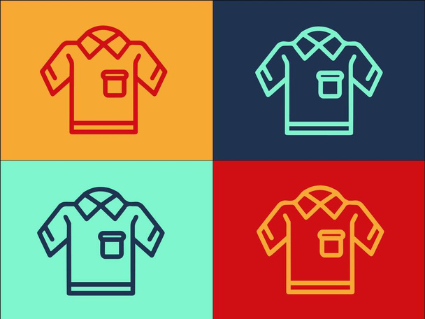 Peruskoulun Uniform Logo malli, Yksinkertainen tasainen kuvake koulutus, Univormu, Peruskoulu - Vektori, kuva