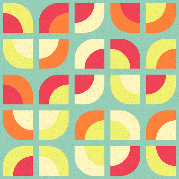 Abstract geometric pattern, generative computational art illustration - Vetor, Imagem
