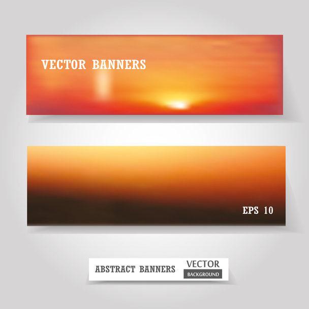 Conjunto de banners web y móviles, diseño de tarjetas de visita o volantes
 - Vector, imagen