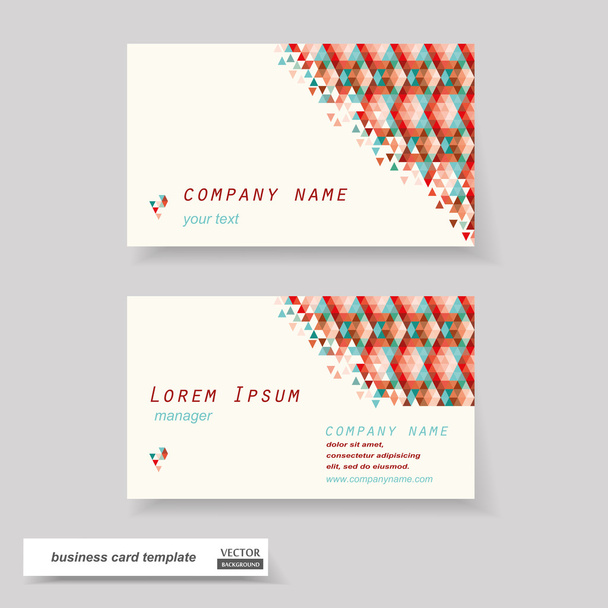 Business cards set - Vector, Image