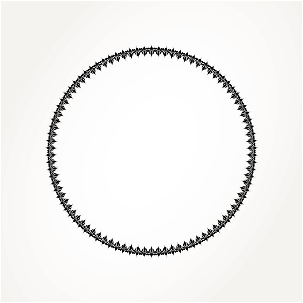 Abstract ornamental circle - Vector, Image