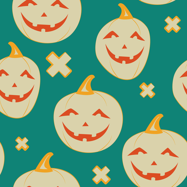 Halloween seamless patterns. - Vector, imagen