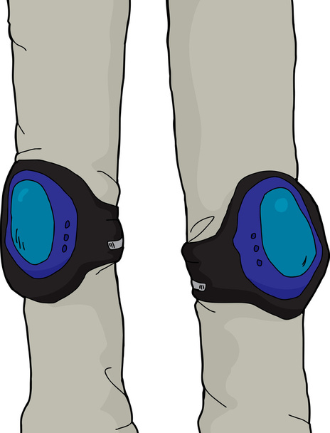 коліно подушки крупним планом
 - Вектор, зображення