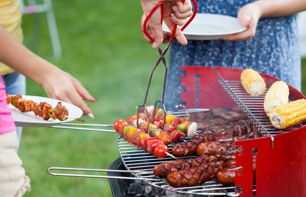 Grill party in a garden - Photo, image