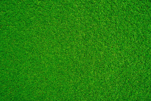 Зеленая трава текстура фона трава садовая концепция используется для создания зеленого фона футбольное поле, трава гольф, зеленый лужайка текстурированный фон - Фото, изображение