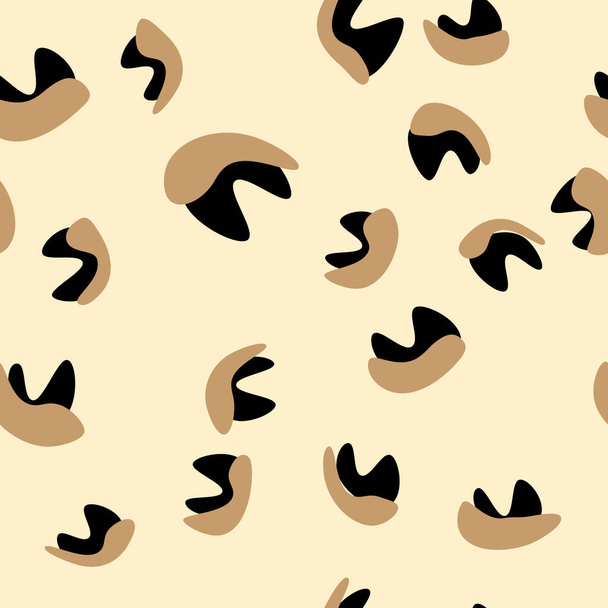 Leopard pattern. Abstract leopard seamless pattern. Vector illustration. - Vector, imagen