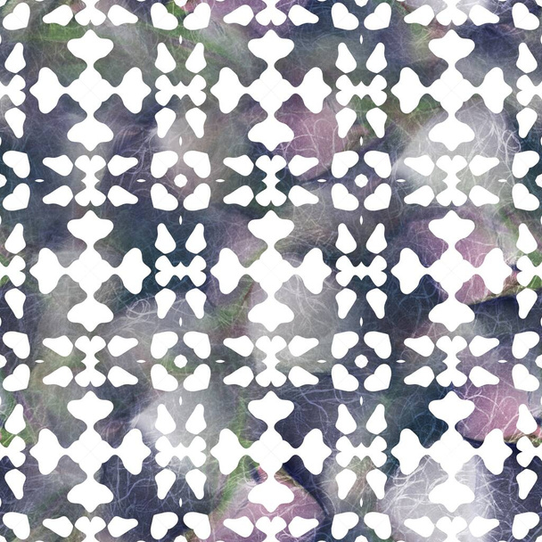 Blanco inconsútil en el diseño interior del patrón de superficie de azulejo de pared de color para imprimir - Foto, imagen