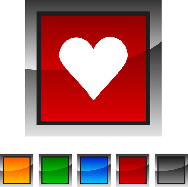 Love icons. - Vector, afbeelding