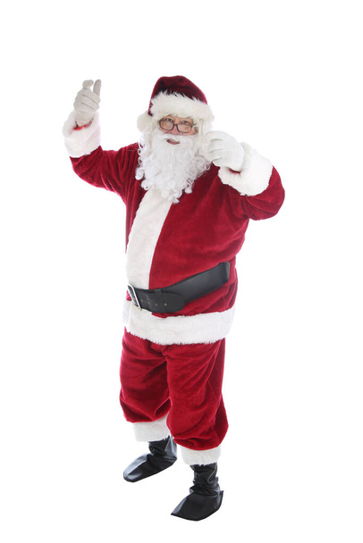 Santa Claus. Isolated on white. Christmas Time with Santa Claus. Happy Holidays. Merry Christmas. Ho Ho Ho. - Foto, Imagen