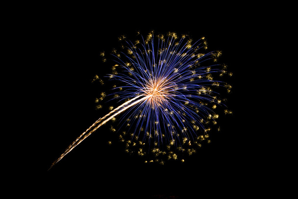 Feuerwerk am Strand von Coney Island - Foto, Bild