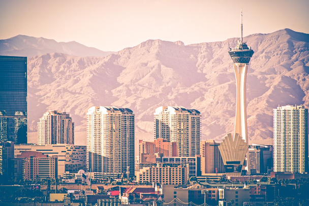 horizonte de Las Vegas de determinada safra - Foto, Imagem