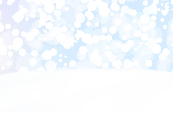 Téli ünnep karácsonyi háttér csodálatos csillogás és csillogás. Luxus újévi tapéta félelmetes Bokeh textúra. Vector Morning Blue Sky tapéta. - Vektor, kép