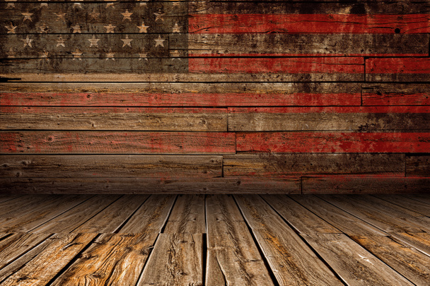 Wooden American Stage - Photo, Image