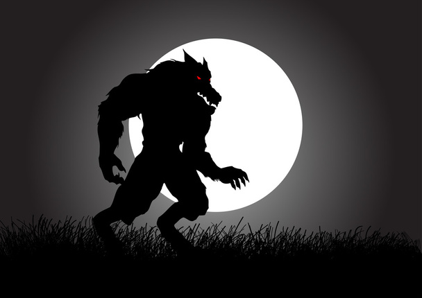 Werwolf - Vektor, Bild