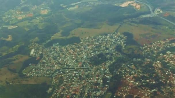 Bir Uçak Penceresinden Belo Horizonte Şehri - Video, Çekim