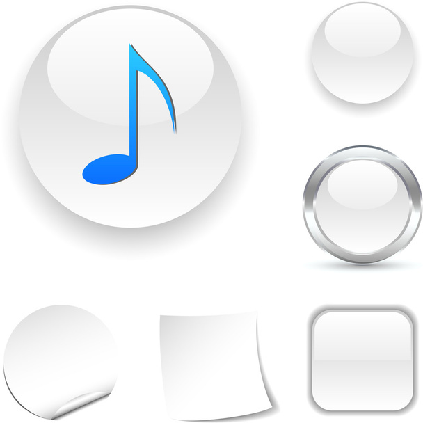 Music icon. - Vector, Image