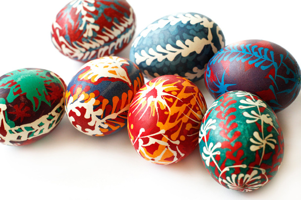 huevos de Pascua pintados
 - Foto, Imagen