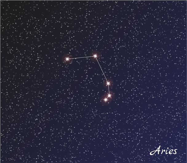 constellation aries - Vector, Image