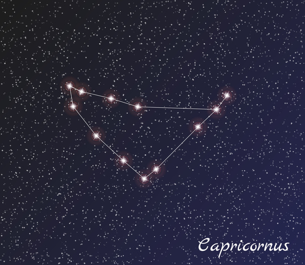 constelación Capricornus
 - Vector, imagen