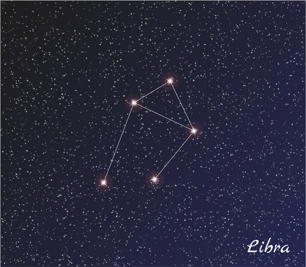 Созвездие Весы
 - Вектор,изображение