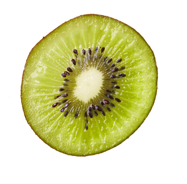  Slice of kiwi isolated on a white background - Photo, Image