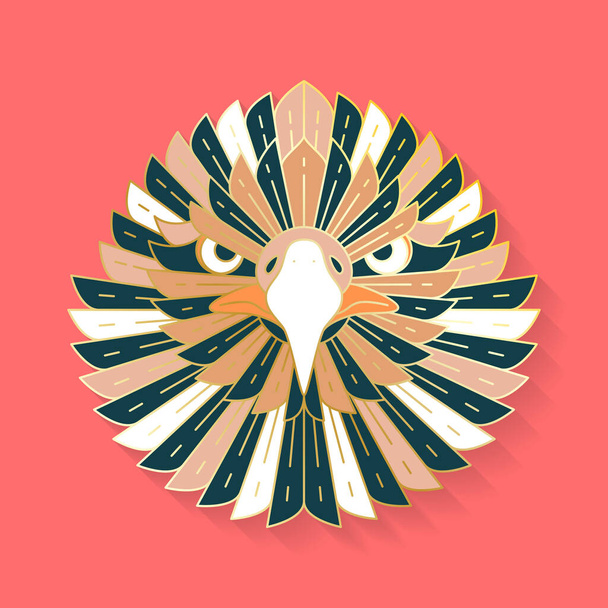 Abstract graphic bird logo - Вектор, зображення