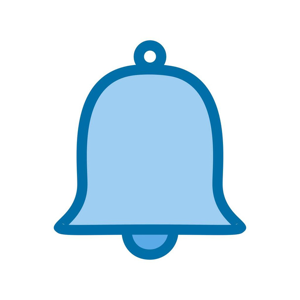 Glockengefülltes blaues Symbol, Symbole, Vektor - Vektor, Bild