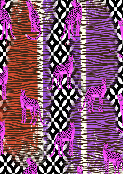 Impresión animal, fondo de textura de leopardo
 - Foto, imagen