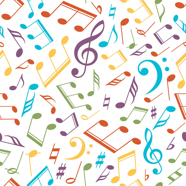 Musical pattern - Vector, Image