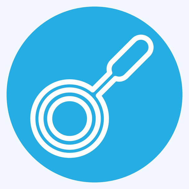 Icono Pan 1 - Estilo de ojos azules - Ilustración simple, Carrera editable, Diseño vector plantilla, Bueno para impresiones, carteles, anuncios, anuncios, gráficos de información, etc.. - Vector, Imagen