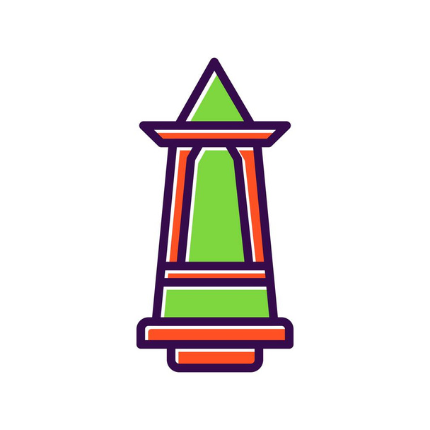 Obelisk Filled Vector Icon Design - Vector, Image