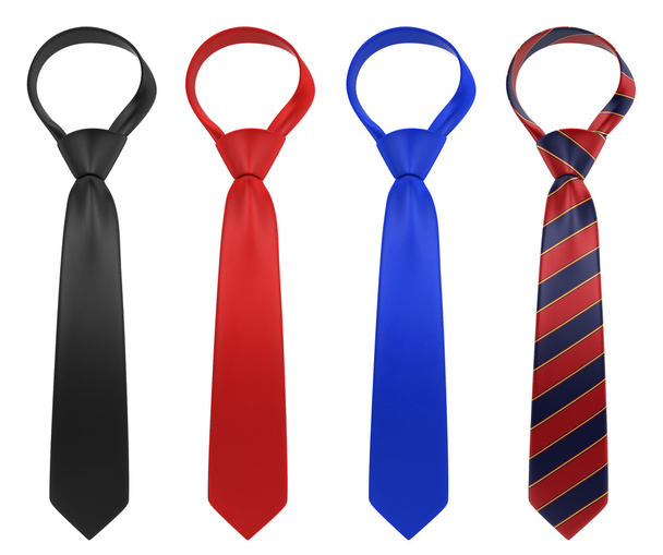 Silk neckties - Фото, изображение
