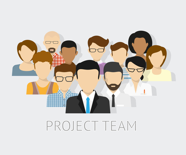 project team avatars - Vector, afbeelding