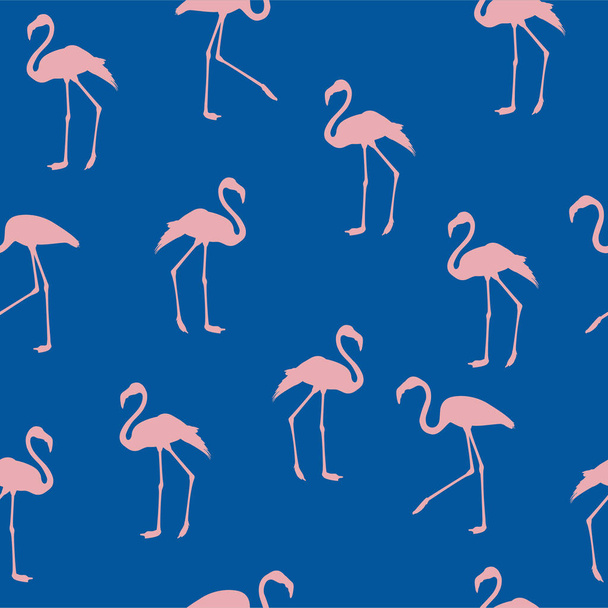 Luxus aranyos zökkenőmentes minta több flamingó állni, aranyos minta és tapéta. Találékony illusztráció erős színnel. Plakát borítóra, eseményre és nyomtatásra - Fotó, kép
