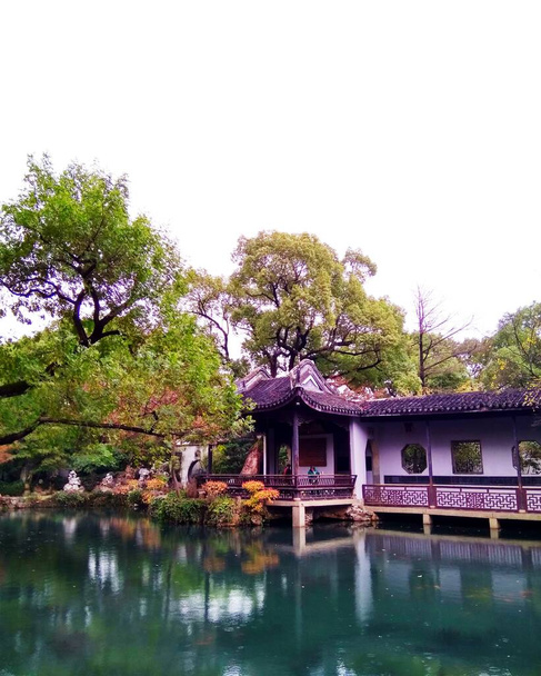 beautiful view of the park in the city of the capital of china - Foto, afbeelding