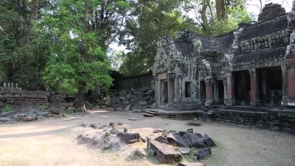 Angkor thom chrámového komplexu v siem reap - Záběry, video