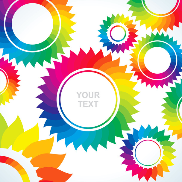 Bright gears of different colors - Vector, afbeelding