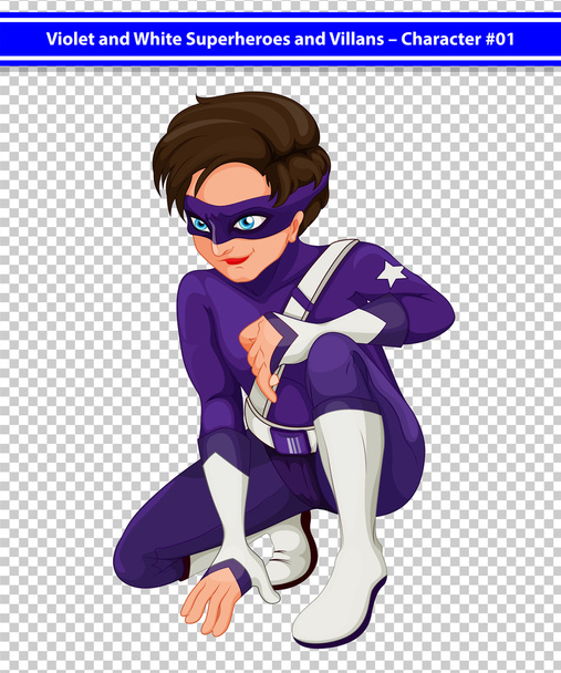 A superhero with a mask - Vector, Image