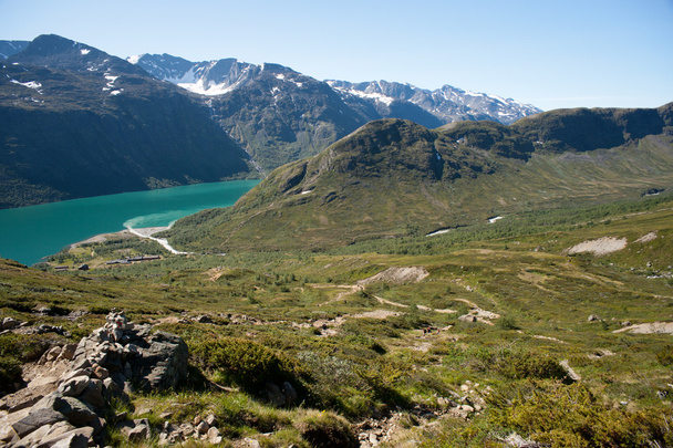 besseggen Ριτζ στο εθνικό πάρκο jotunheimen, Νορβηγία - Φωτογραφία, εικόνα
