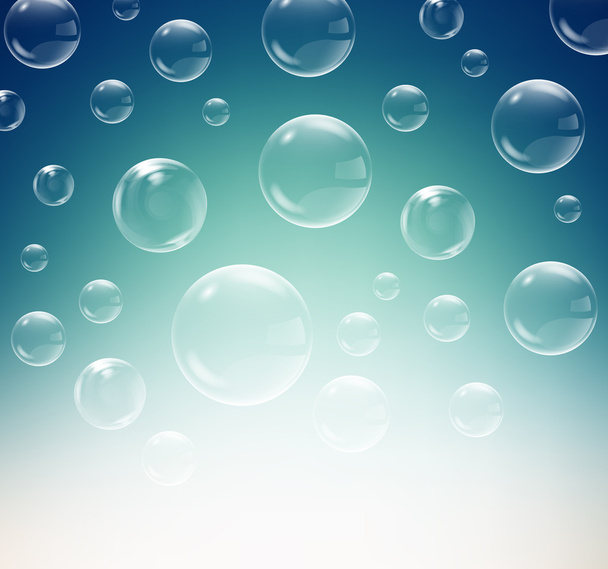 zeepbellen - Vector, afbeelding