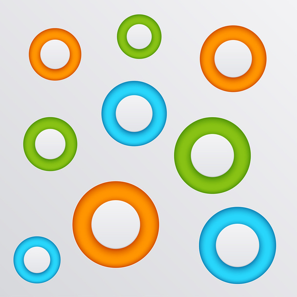 Seamless circle pattern. - Vector, Imagen