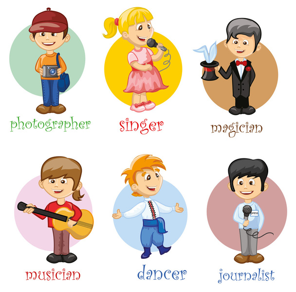 Different professions - Vector, Image