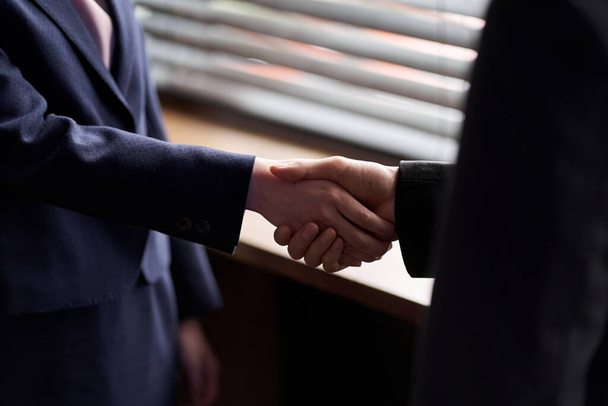 Asian business person shaking hands - Fotoğraf, Görsel