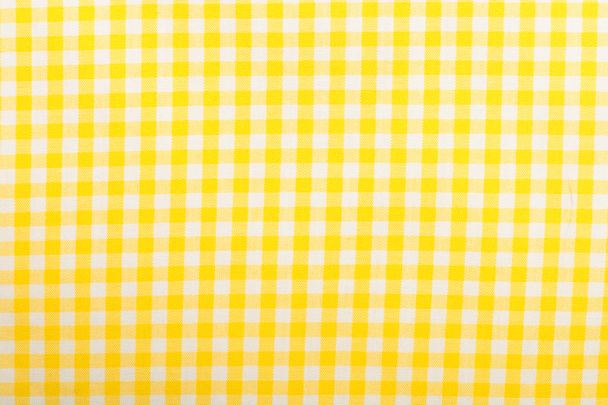 Cotton fabric texture yellow - Photo, Image