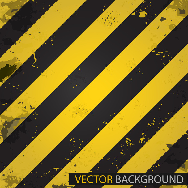 Hazard stripes. Vector background - Wektor, obraz