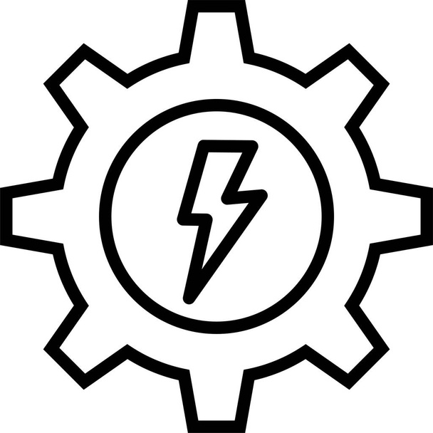 иконка силы грома - Вектор,изображение