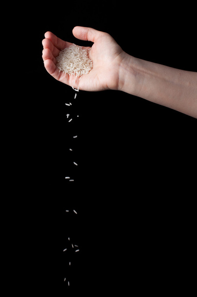 Dropping rice - Fotoğraf, Görsel